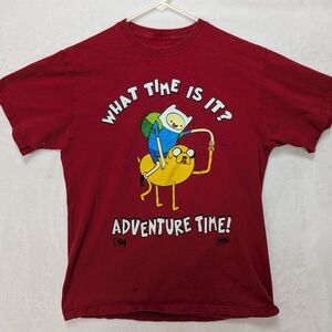 Adventure Time Red Short Sleeve Tee